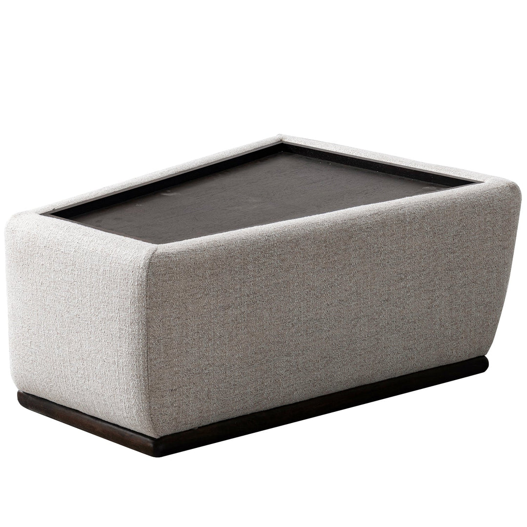 Modern Mixed Weave Fabric Sintered Stone Modular Sofa Side Table BENTO