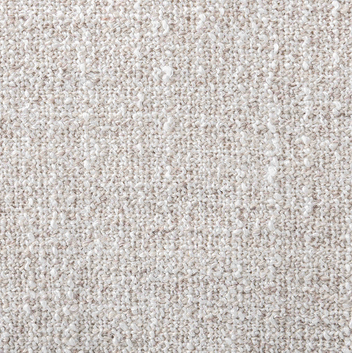 Modern mixed weave fabric sintered stone modular sofa side table bento in real life style.