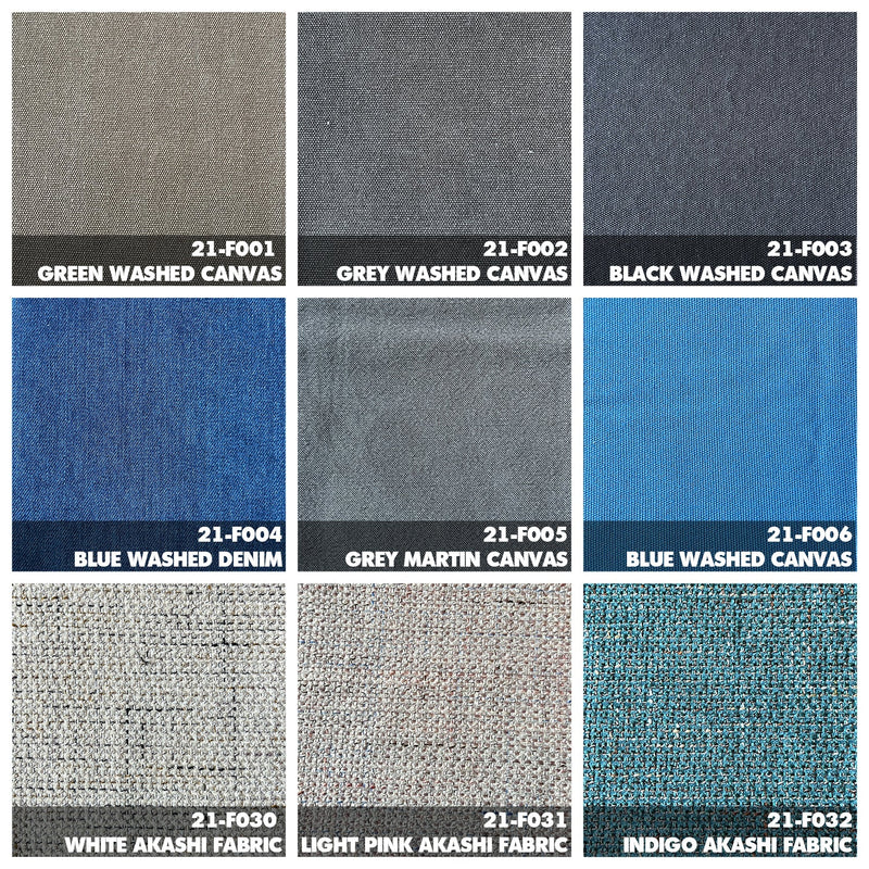 Vintage Fabric Bench HUNTER Color Swatches