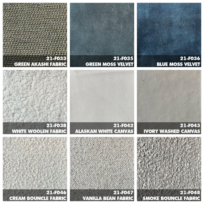 Vintage Fabric Bench HUNTER Color Swatches_2