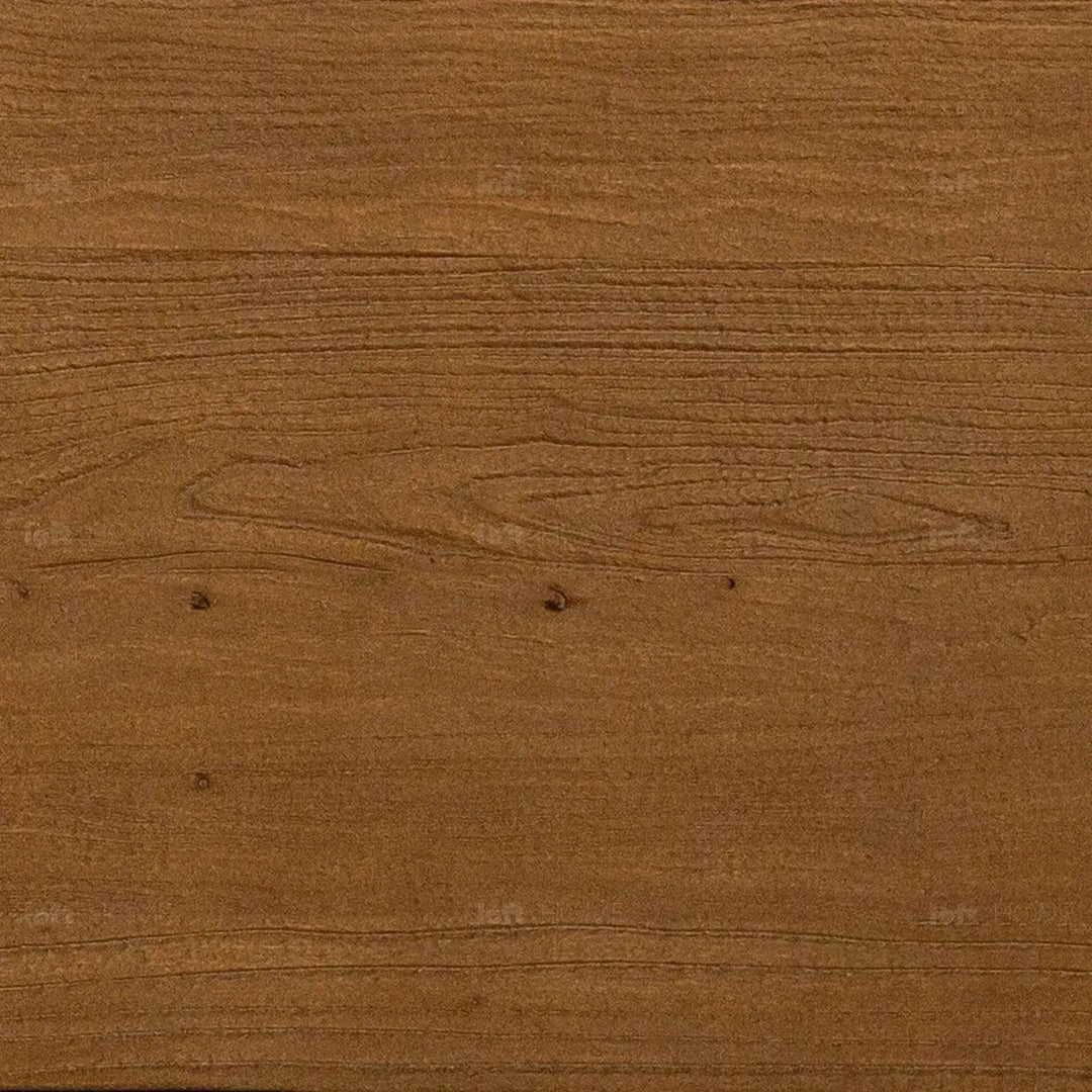 Rustic elm wood dining bench splendor material variants.