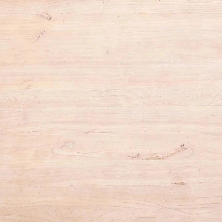 Rustic elm wood dining table forge color swatches.