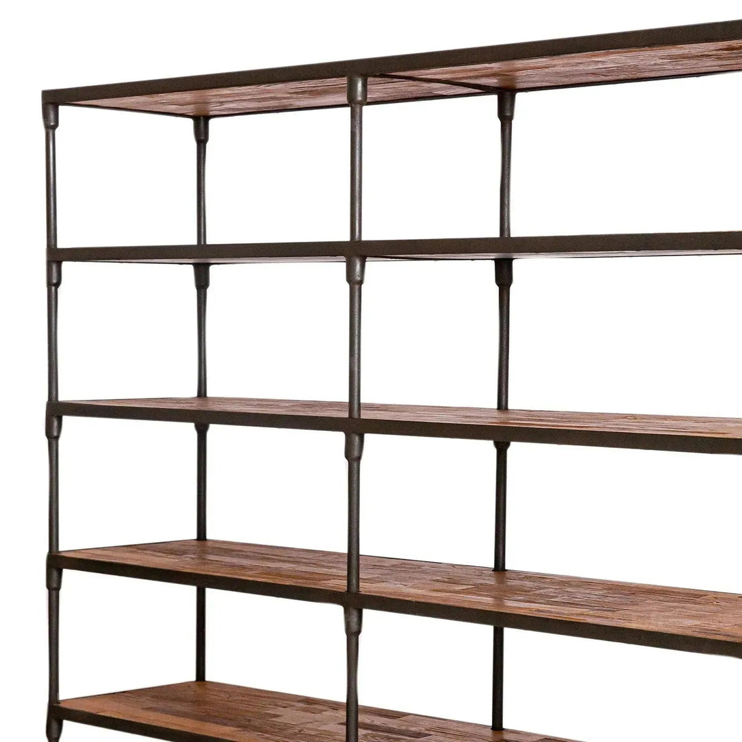 Rustic Elm Wood Display Shelf ROBUST