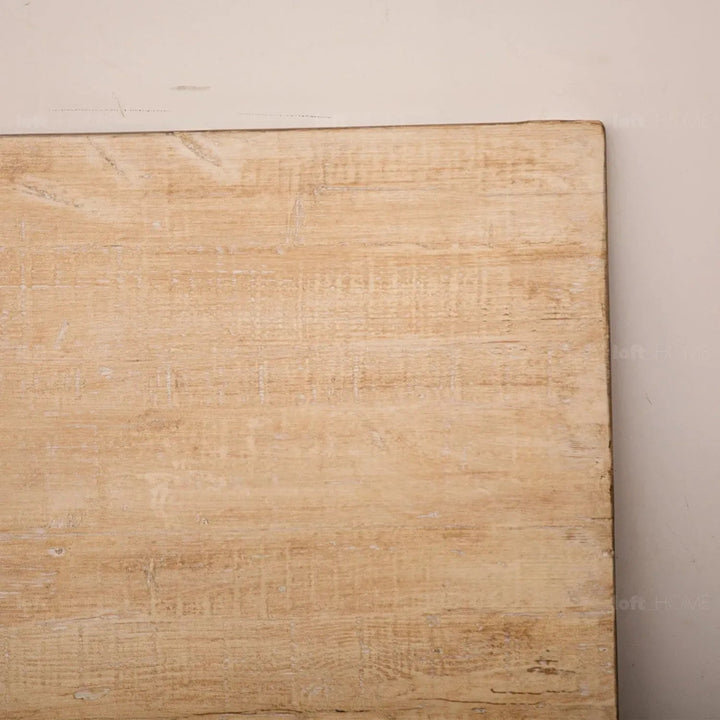 Rustic pine wood dining table lodge material variants.