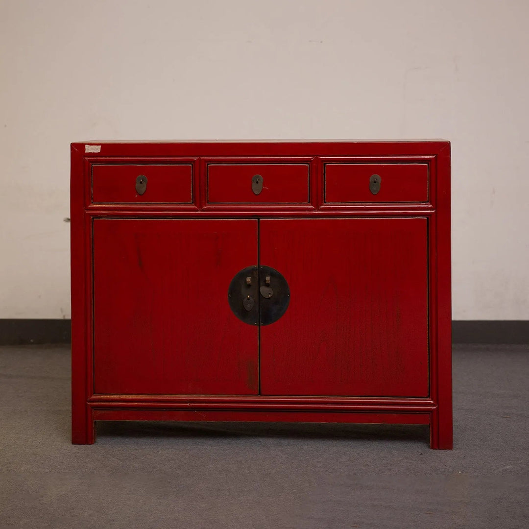 Rustic pine wood storage cabinet legacy primary product view.