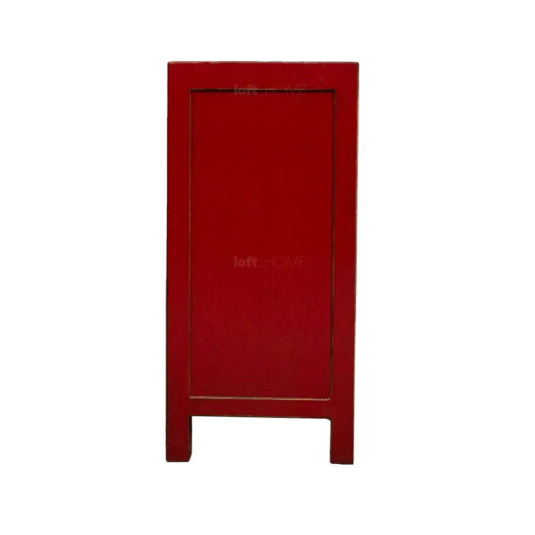 Rustic pine wood storage cabinet legacy in real life style.