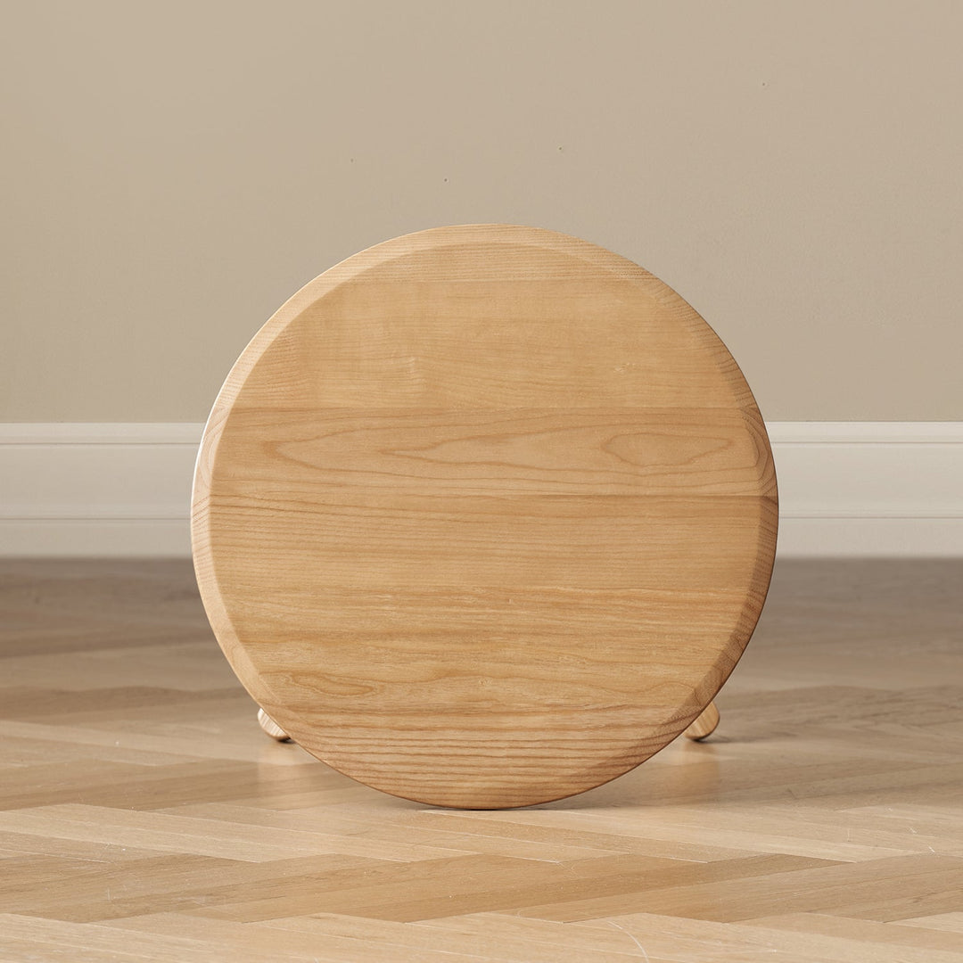 Scandinavian Ash Wood Side Table ZETA