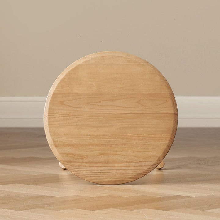 Scandinavian Ash Wood Side Table ZETA