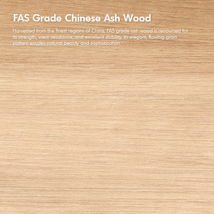 Scandinavian Ash Wood Side Table ZETA