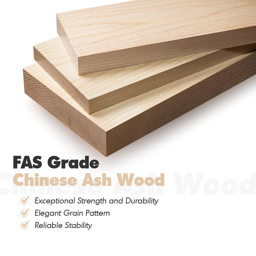 Scandinavian Ash Wood Side Table ZETA