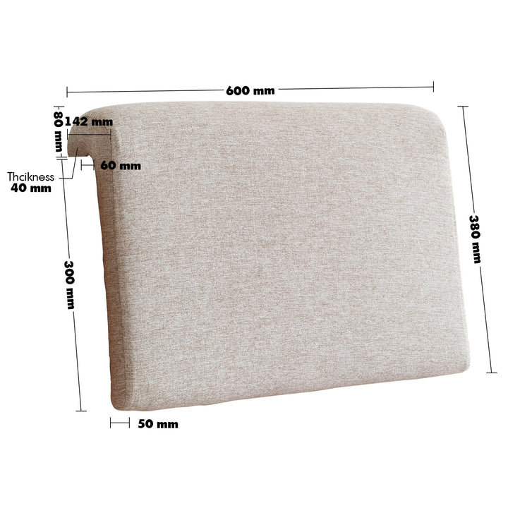 Scandinavian fabric bed panel headboard cushion ease size charts.
