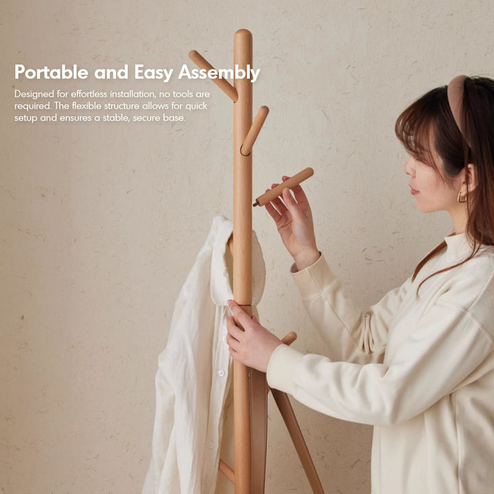 Scandinavian Beech Wood Clothes Hanger BRANCH