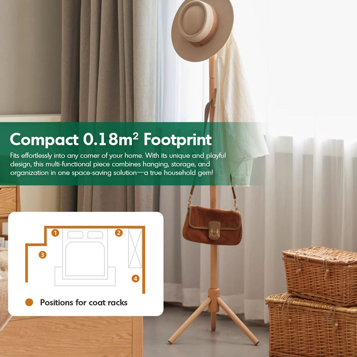 Scandinavian Beech Wood Clothes Hanger BRANCH