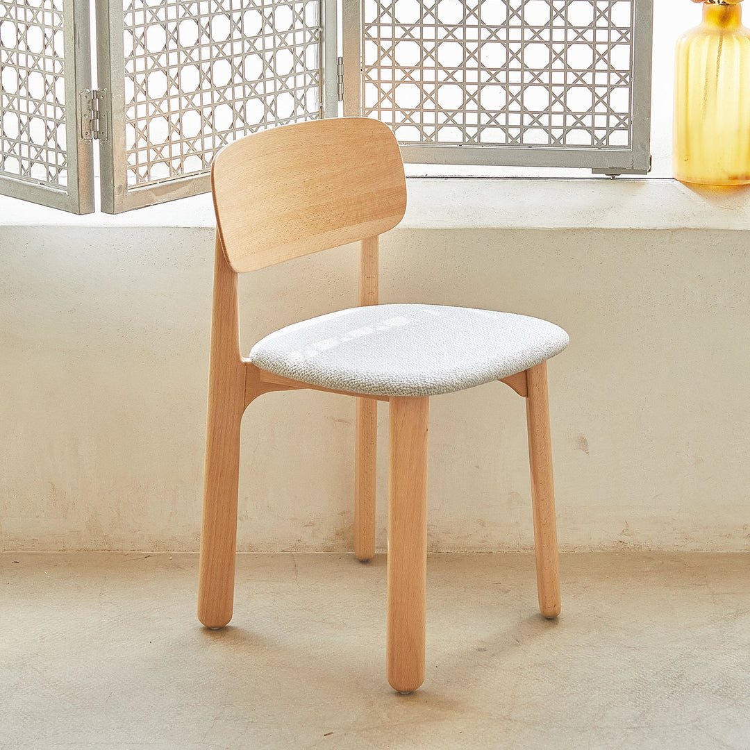 Scandinavian Beech Wood Dining Chair POPPY S