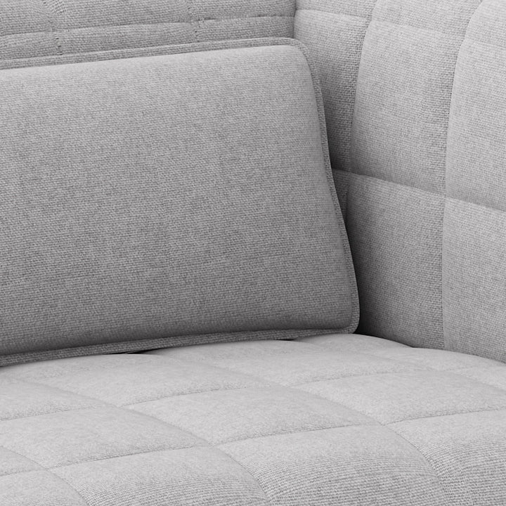 Scandinavian Beech Wood Fabric 2 Seater Sofa HILDA ST