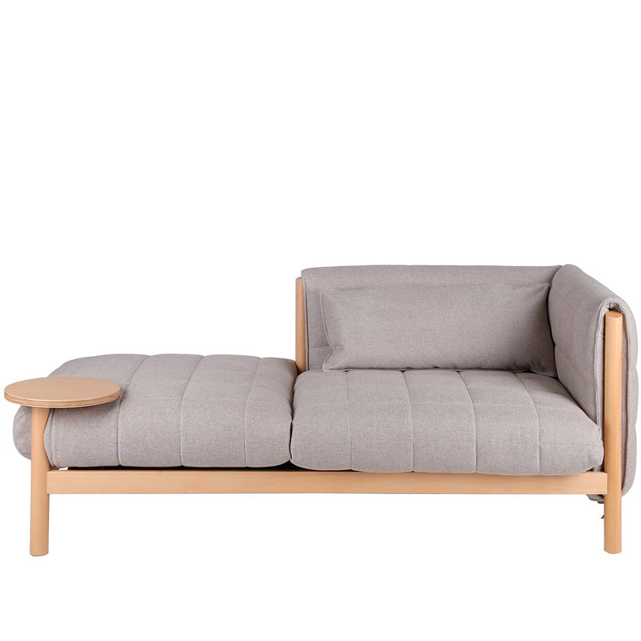 Scandinavian Beech Wood Fabric 2 Seater Sofa HILDA ST