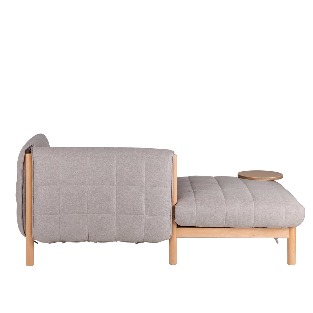 Scandinavian Beech Wood Fabric 2 Seater Sofa HILDA ST