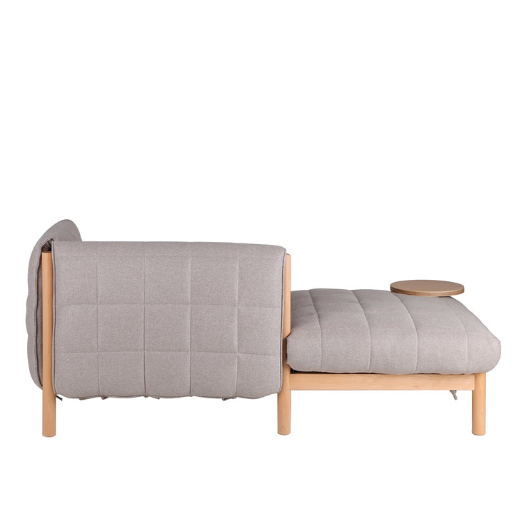 Scandinavian Beech Wood Fabric 2 Seater Sofa HILDA ST