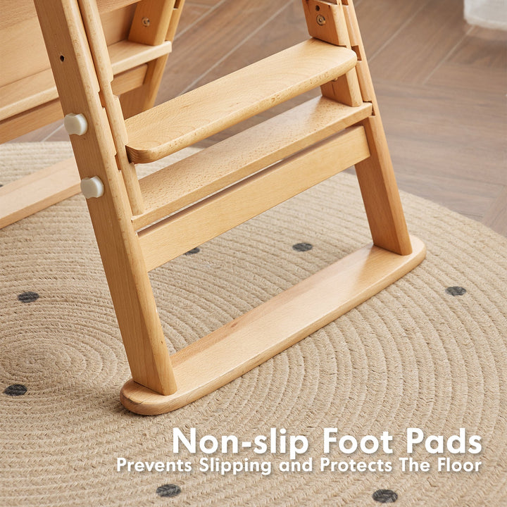 Scandinavian Beech Wood Kids Dining Chair AYLA