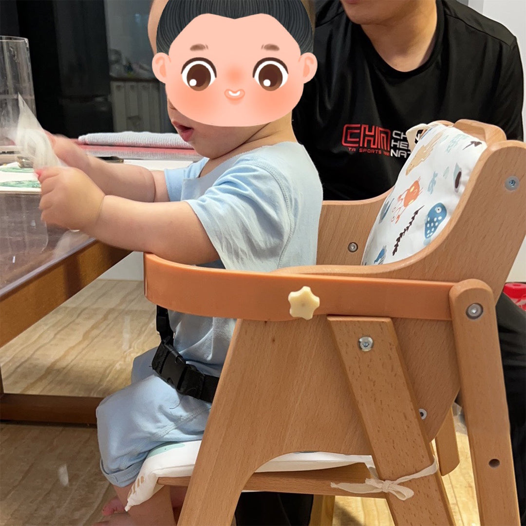 Scandinavian beech wood kids dining chair ayla detail 5.