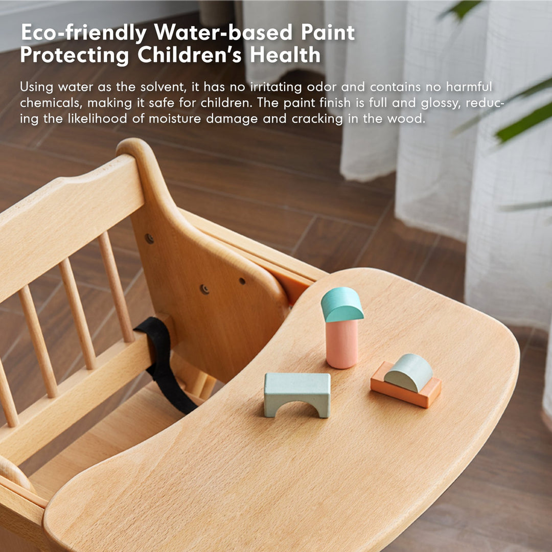 Scandinavian Beech Wood Kids Dining Chair AYLA