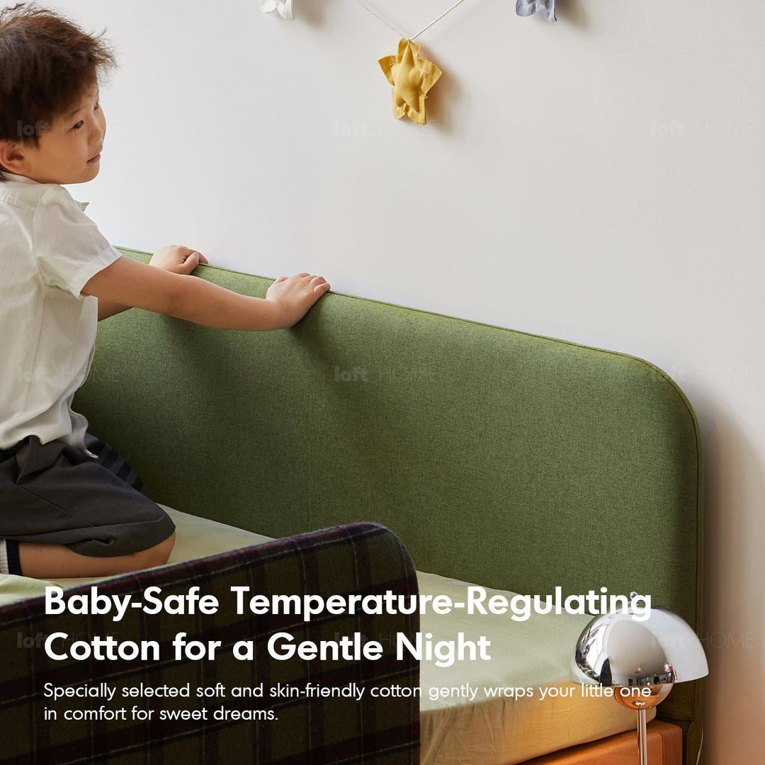 Scandinavian Beech Wood Kids Storage Bed BARRA