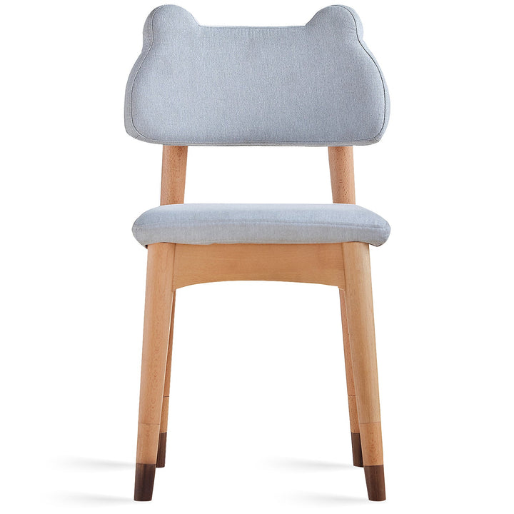 Scandinavian Beech Wood Mixed Weave Fabric Kids Dining Chair CAT