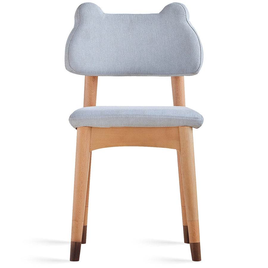 Scandinavian Beech Wood Mixed Weave Fabric Kids Dining Chair CAT