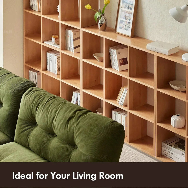 Scandinavian Beech Wood Bookshelf MURAL