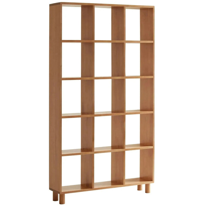 Scandinavian Beech Wood Bookshelf MURAL