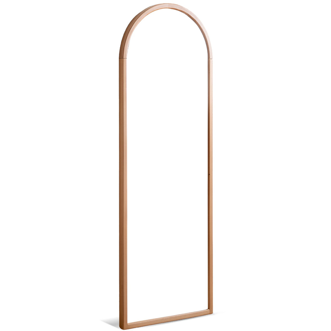 Scandinavian Beech Wood Wall Hanging Dressing Mirror GLIMMER