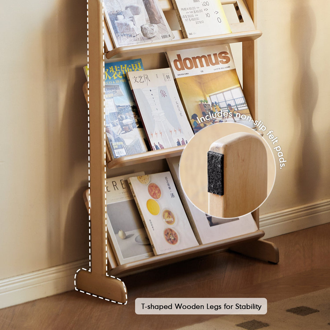 Scandinavian birch wood shoe shelf lina environmental situation.