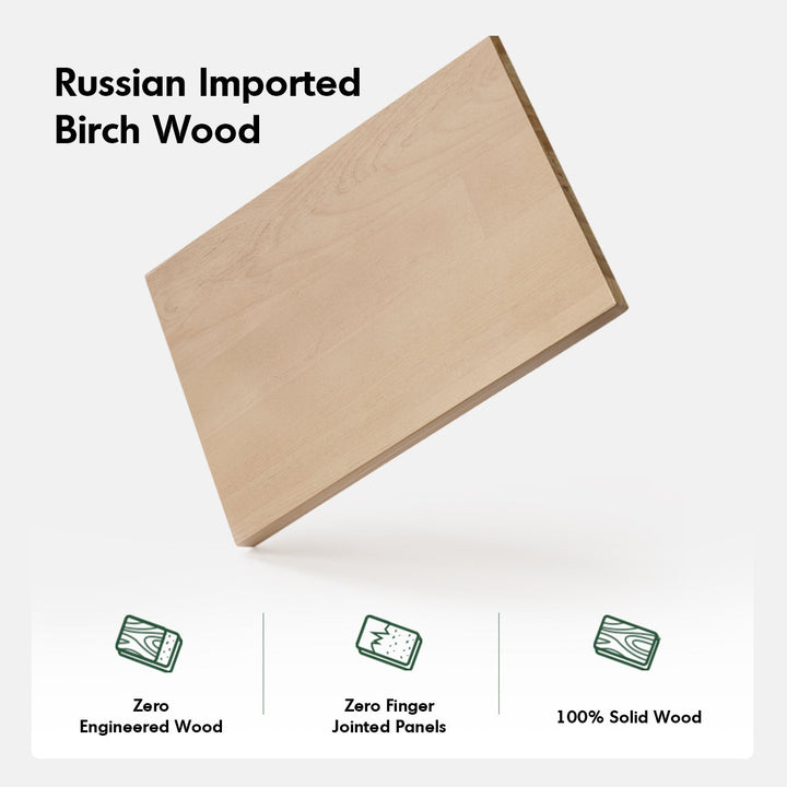 Scandinavian Birch Wood Shoe Shelf LINA