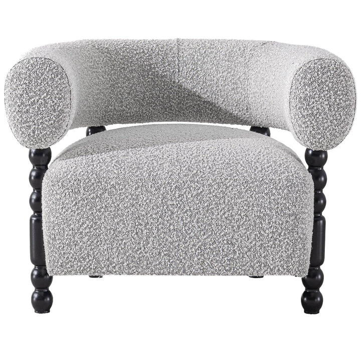 Japandi boucle fabric 1 seater sofa amarah environmental situation.