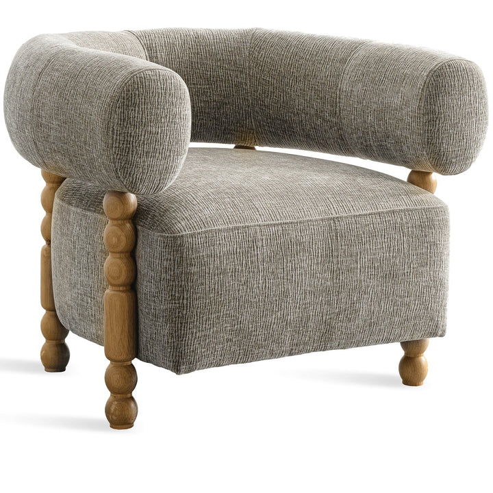 Japandi boucle fabric 1 seater sofa amarah situational feels.