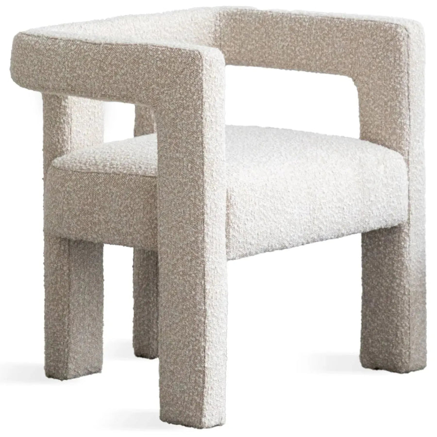 Bauhaus Boucle Fabric Dining Chair WHIM