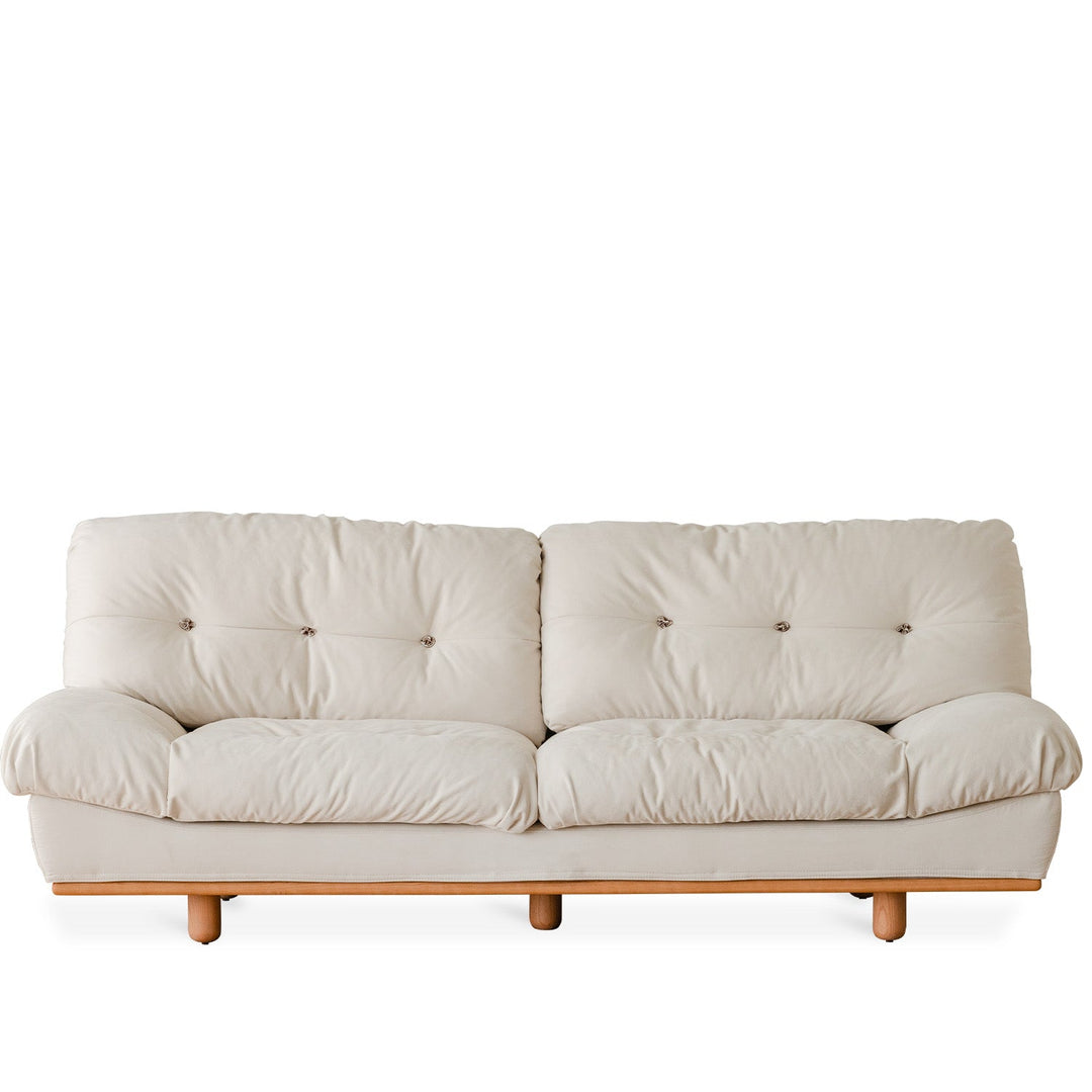 Scandinavian Cat Scratch Resistant Fabric 2 Seater Sofa NIMBUS