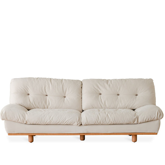Scandinavian Cat Scratch Resistant Fabric 2 Seater Sofa NIMBUS