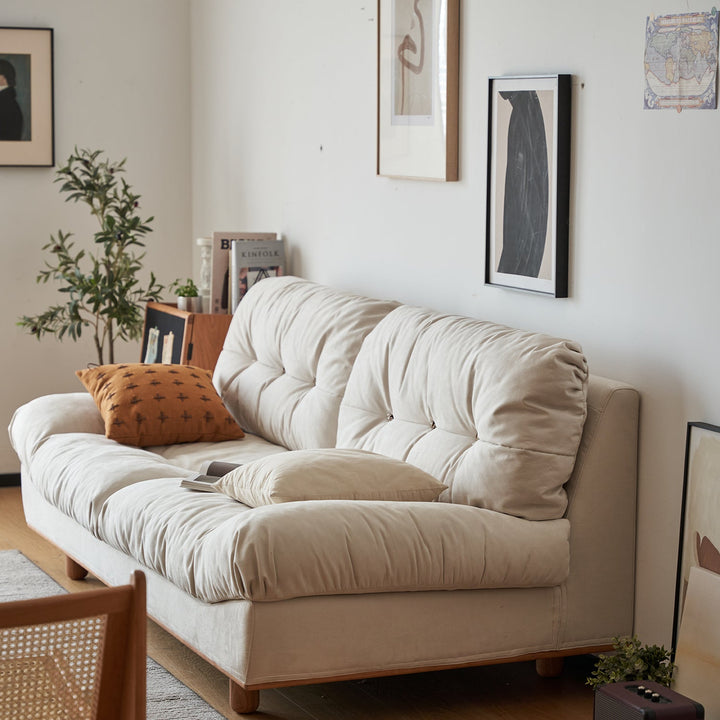 Scandinavian Cat Scratch Resistant Fabric 2 Seater Sofa NIMBUS