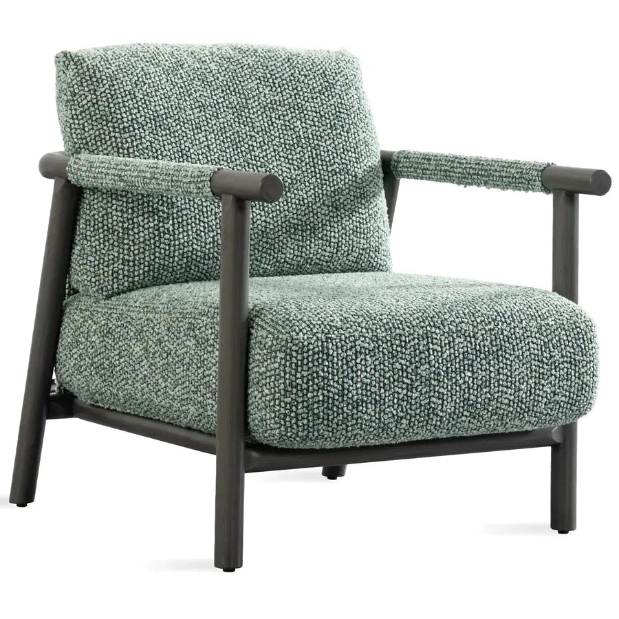 Japandi Chenille Velvet Fabric 1 Seater Sofa SENCE