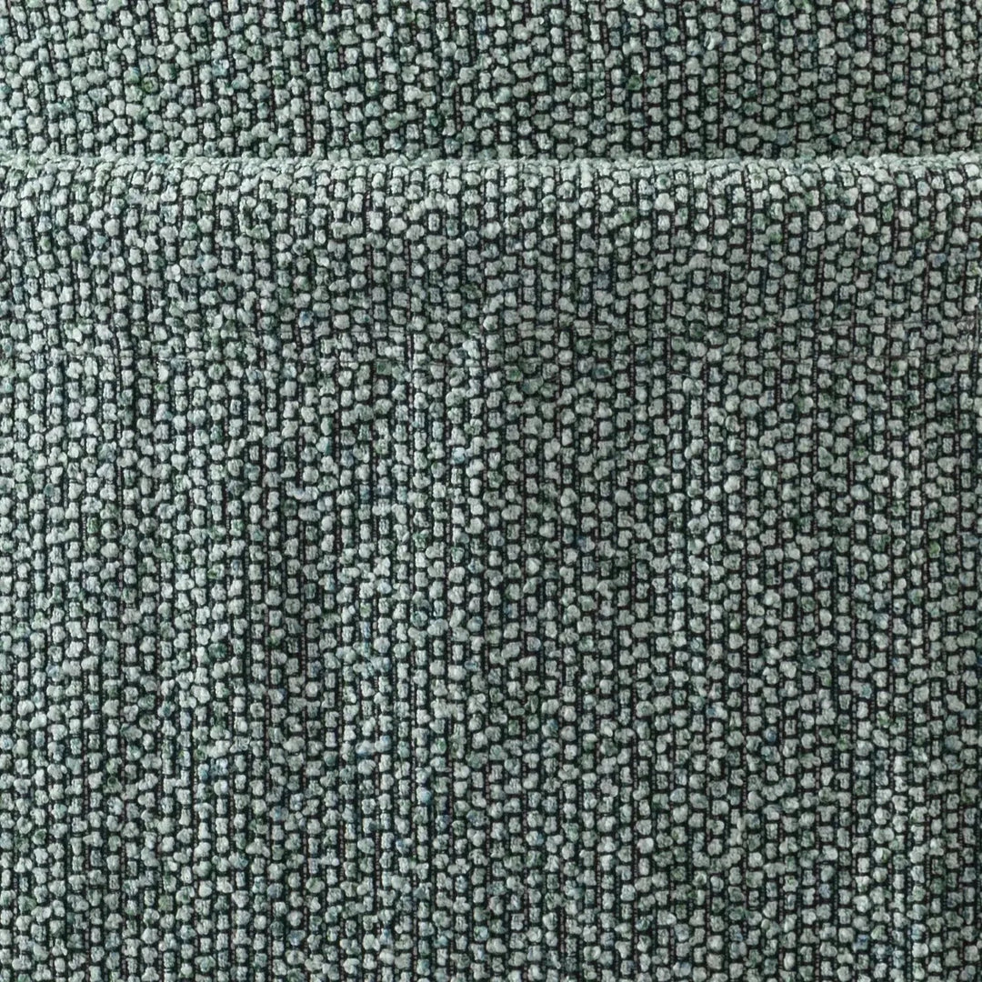 Japandi chenille velvet fabric 1 seater sofa sence material variants.