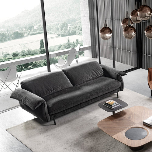 Modern Chenille Velvet Fabric 3 Seater Sofa DUSHEIN Good to Know Preview-1