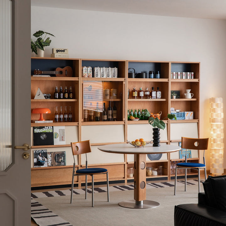 Scandinavian Cherry Wood Bookshelf TIME