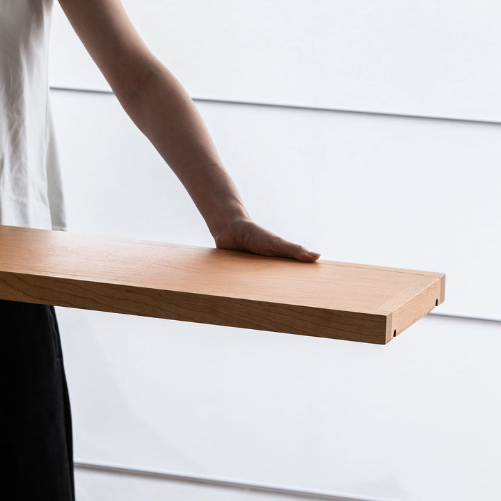 Scandinavian Cherry Wood Bookshelf TIME