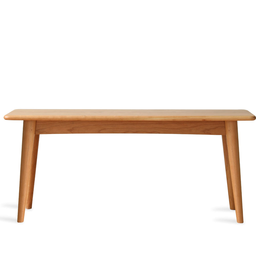 Scandinavian Cherry Wood Dining Bench GREEN