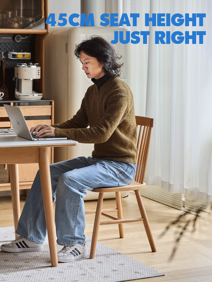 Scandinavian Cherry Wood Dining Chair WINDSOR