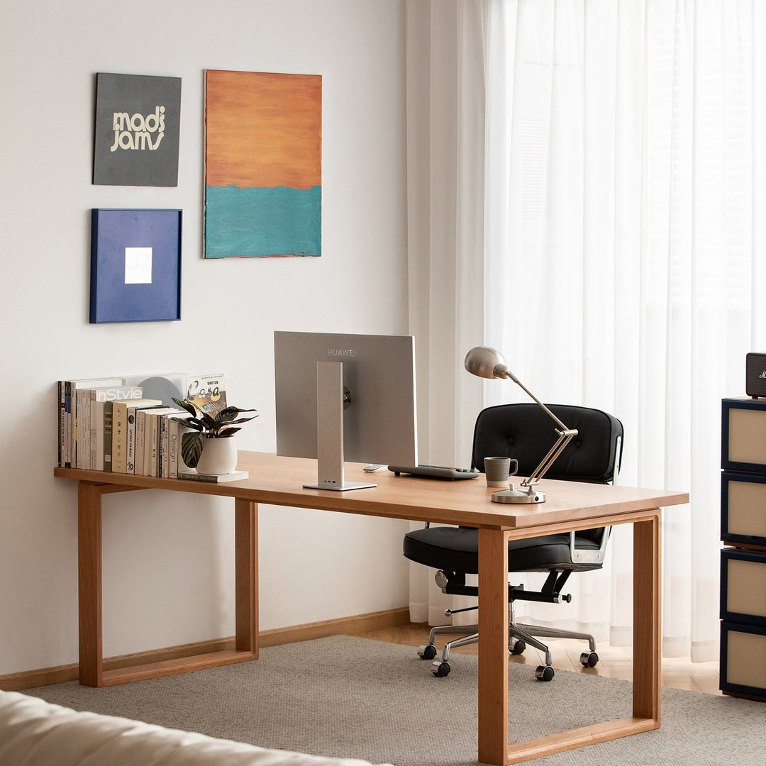 Scandinavian Cherry Wood Dining Table BLUE WHALE