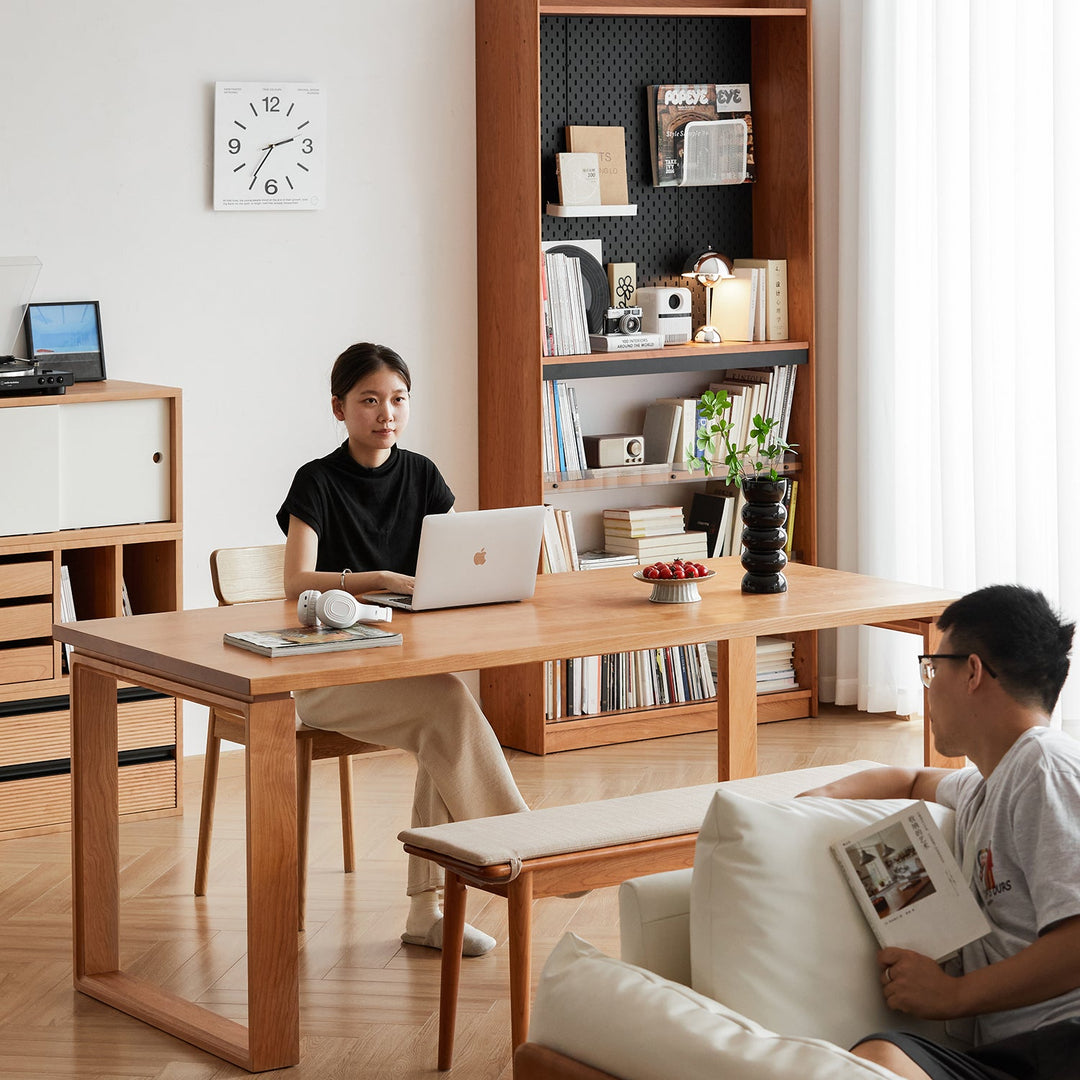 Scandinavian Cherry Wood Dining Table BLUE WHALE