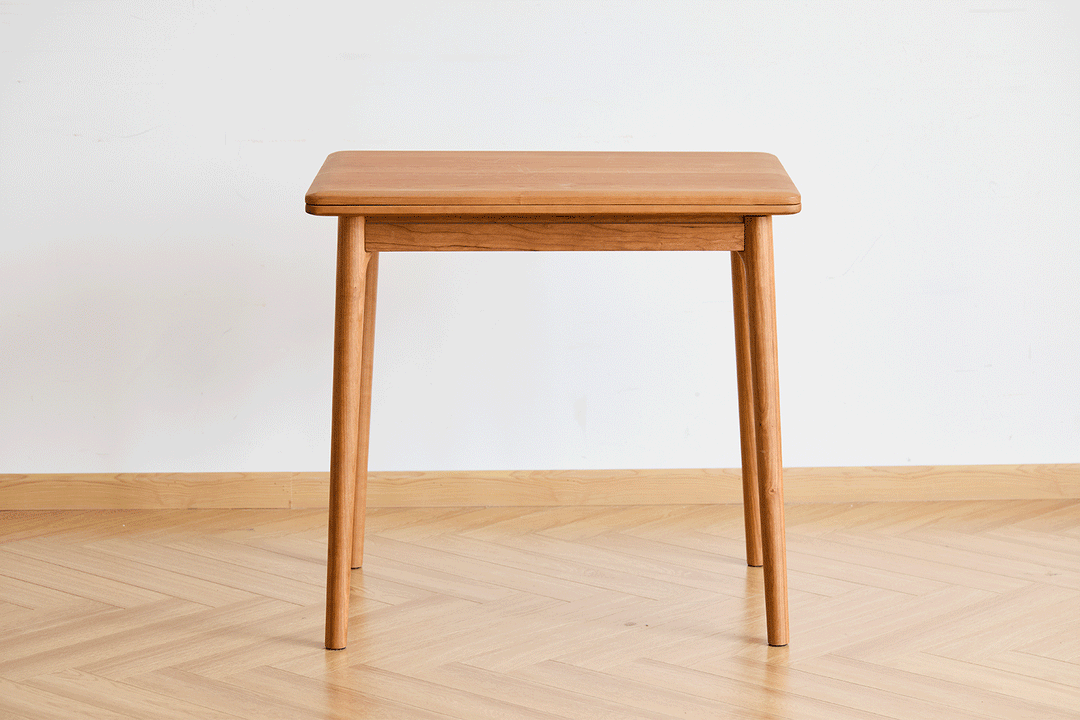 Scandinavian Cherry Wood Extendable Dining Table FOREST