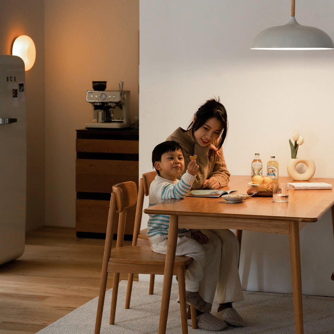 Scandinavian Cherry Wood Dining Table GREEN